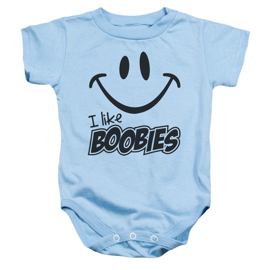 I Like Boobies - Infant Snapsuit - Light Blue