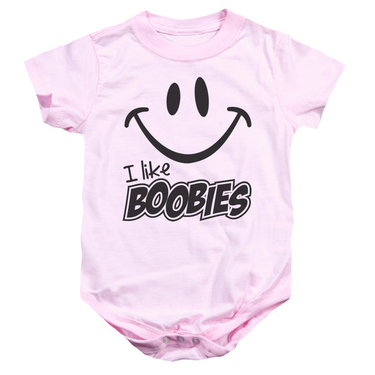 I Like Boobies - Infant Snapsuit - Pink