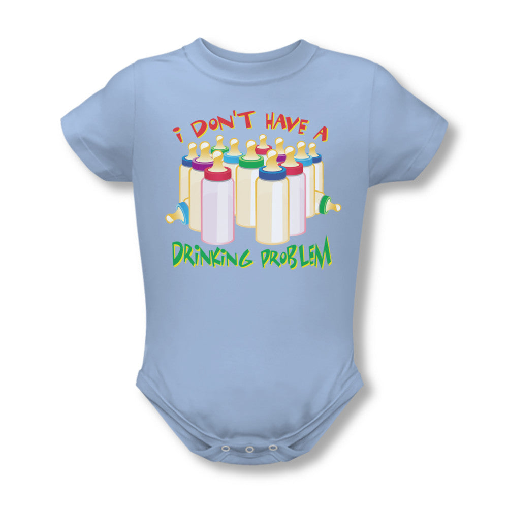 No Problem - Infant Snapsuit - Light Blue