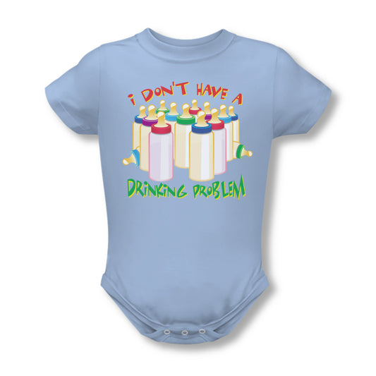 No Problem - Infant Snapsuit - Light Blue