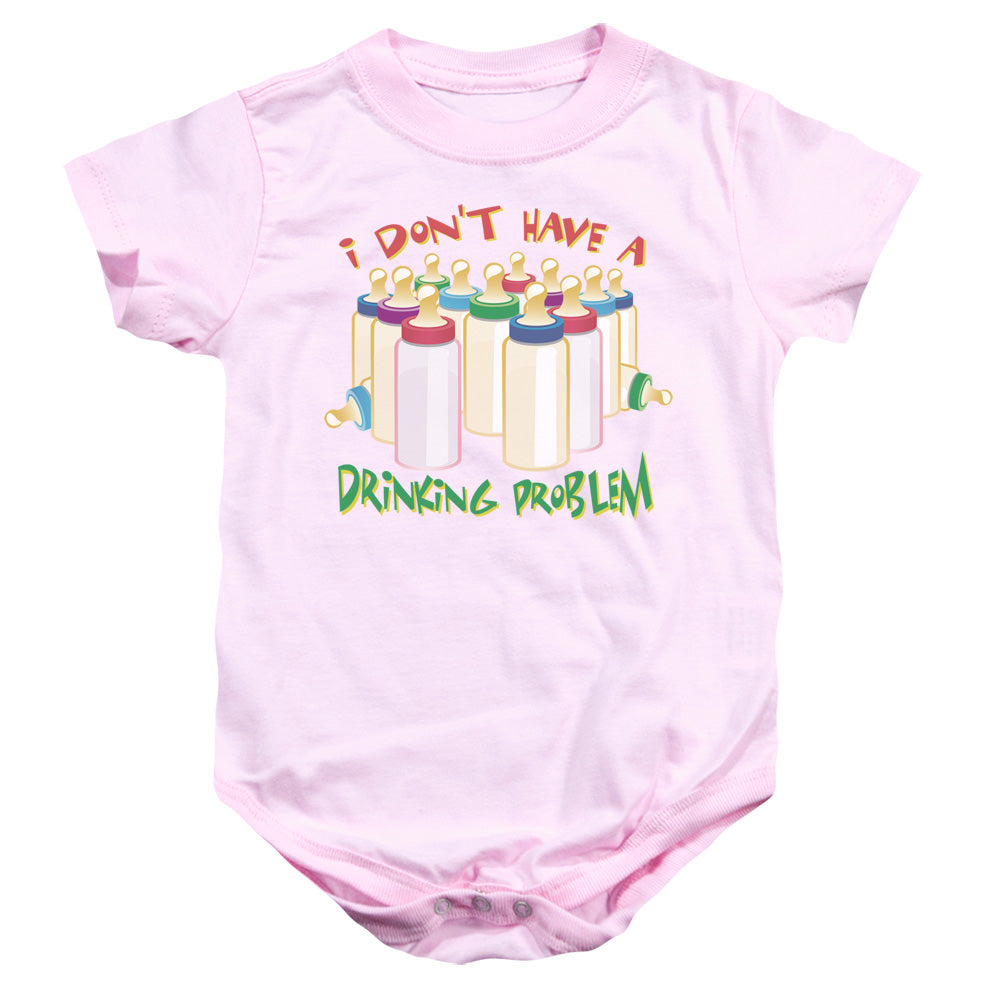 No Problem - Infant Snapsuit - Pink