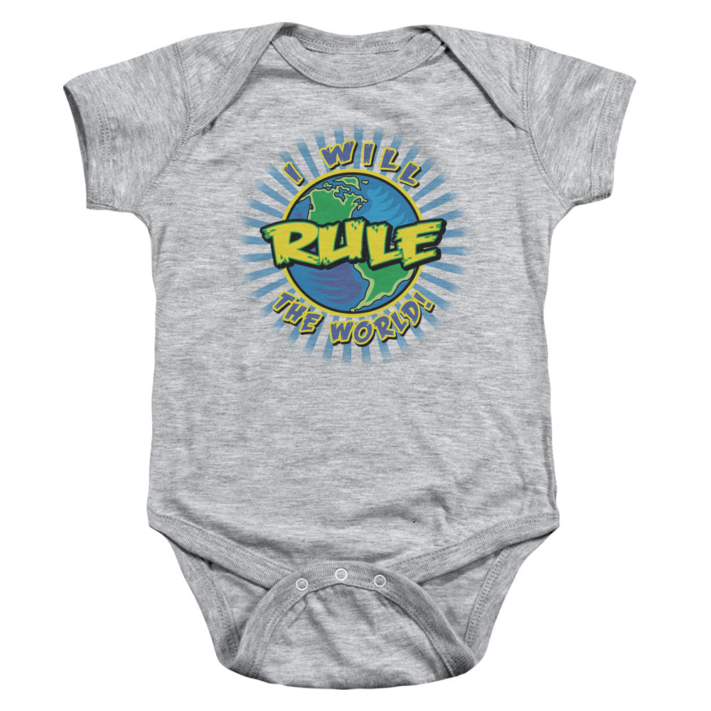 Rule The World - Infant Snapsuit - Athletic Heather