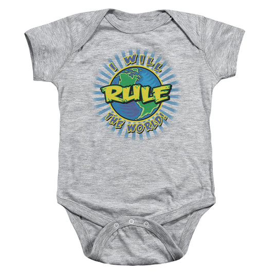 Rule The World - Infant Snapsuit - Athletic Heather