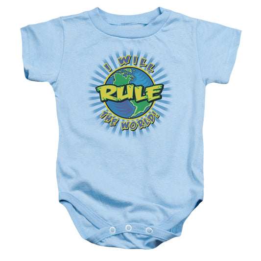 Rule The World - Infant Snapsuit - Light Blue