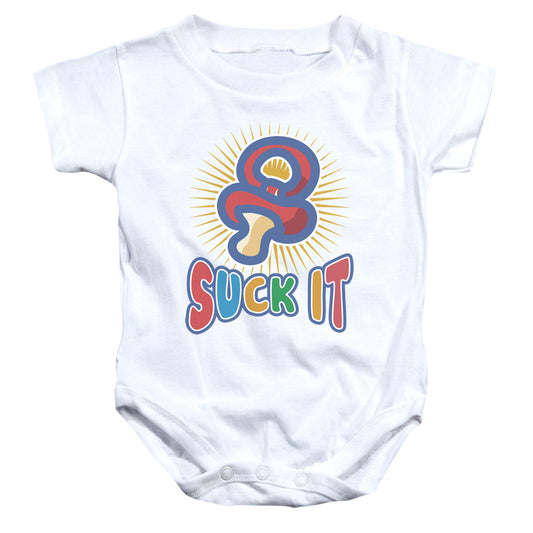Suck It - Infant Snapsuit - White