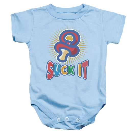 Suck It - Infant Snapsuit - Light Blue