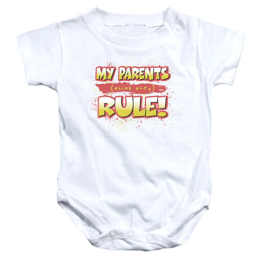 Think Again - Infant Snapsuit - White - Sm