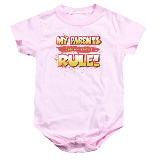 Think Again - Infant Snapsuit - Pink