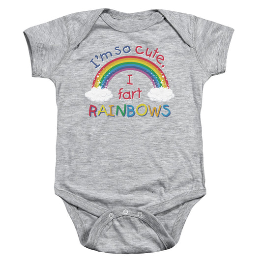 Rainbows - Infant Snapsuit - Athletic Heather - Sm