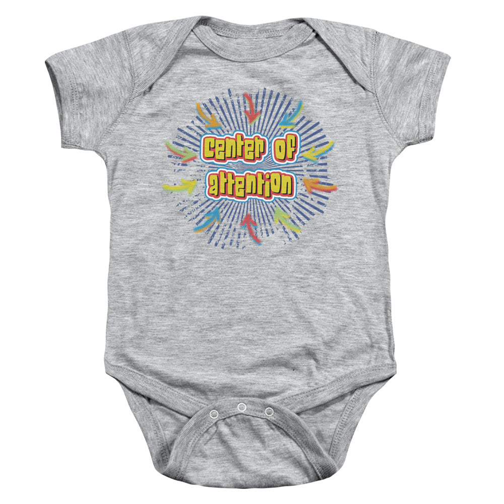 Center Of Attention - Infant Snapsuit - Athletic Heather