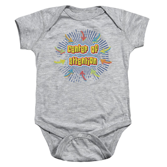 Center Of Attention - Infant Snapsuit - Athletic Heather