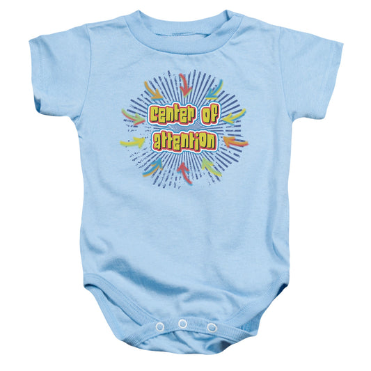 Center Of Attention - Infant Snapsuit - Light Blue