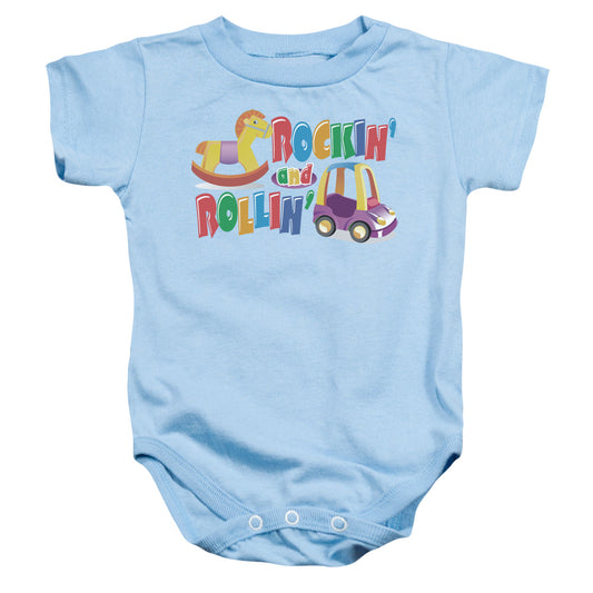 Rockin And Rollin - Infant Snapsuit - Light Blue