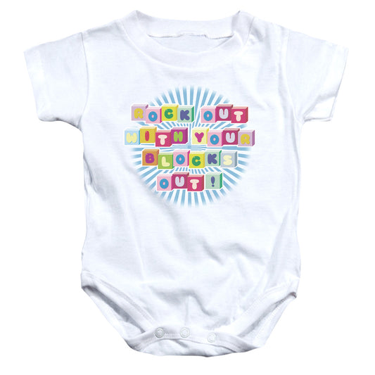 Rock Out - Infant Snapsuit - White