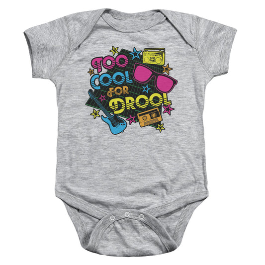 Too Cool For Drool - Infant Snapsuit - Athletic Heather