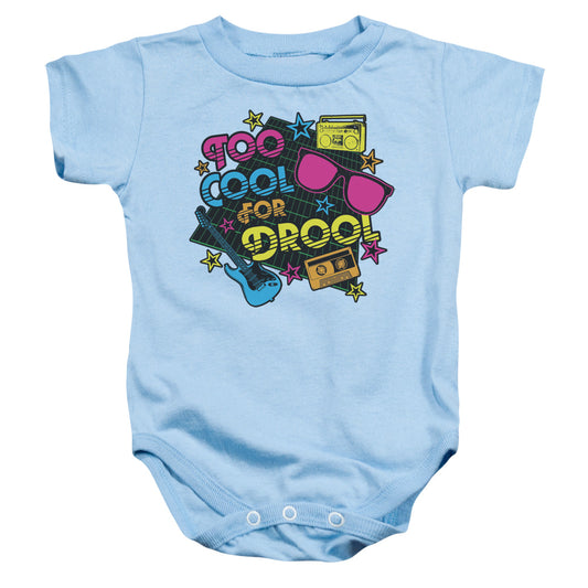 Too Cool For Drool - Infant Snapsuit - Light Blue