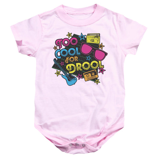 Too Cool For Drool - Infant Snapsuit - Pink