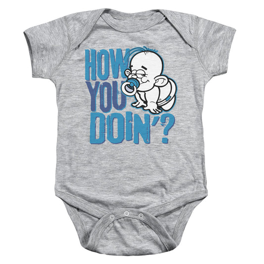 How You Doin - Infant Snapsuit - Athletic Heather