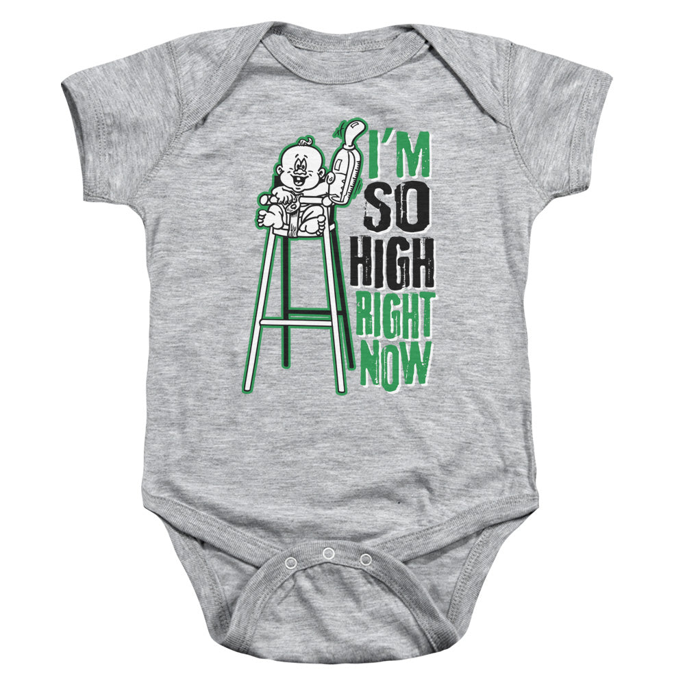 High Chair - Infant Snapsuit - Athletic Heather