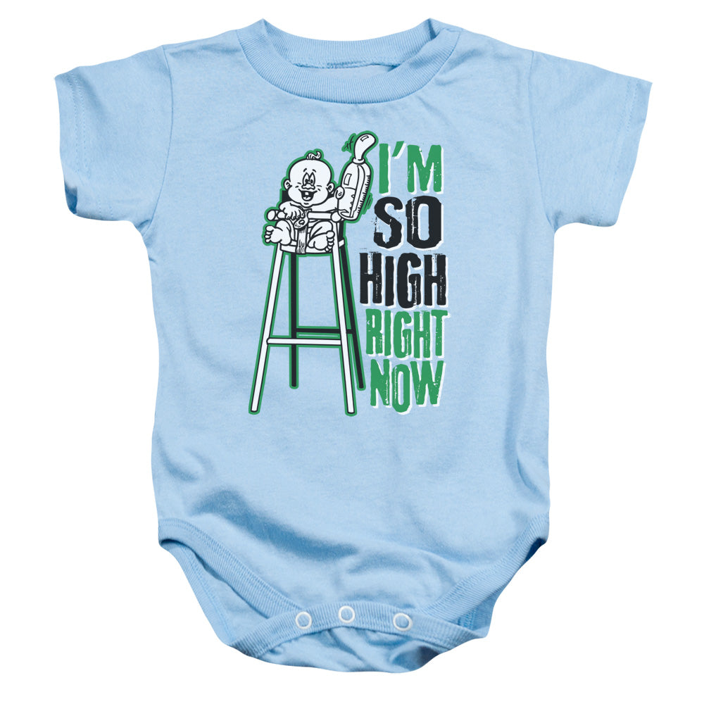 High Chair - Infant Snapsuit - Light Blue