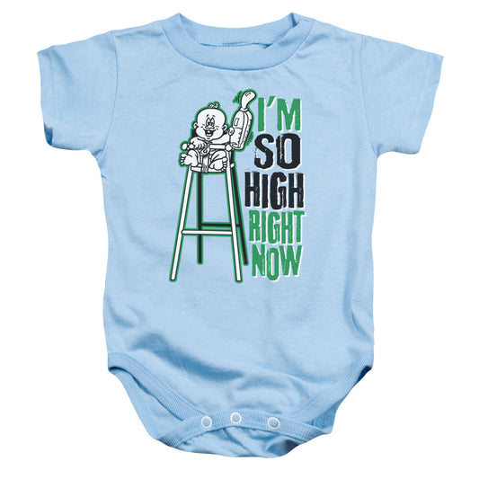 High Chair - Infant Snapsuit - Light Blue