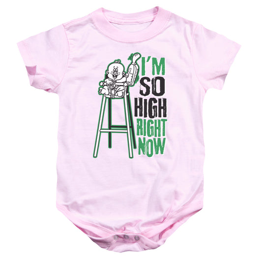 High Chair - Infant Snapsuit - Pink