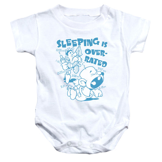 Over Rated - Infant Snapsuit - White
