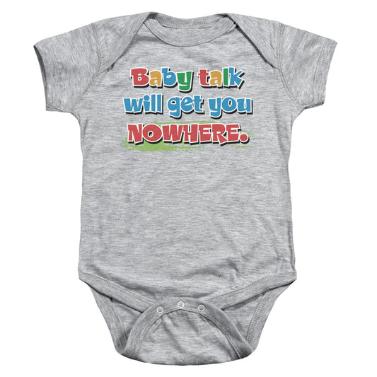 Baby Talk - Infant Snapsuit - Athletic Heather