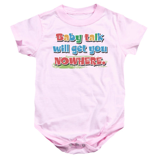 Baby Talk - Infant Snapsuit - Pink
