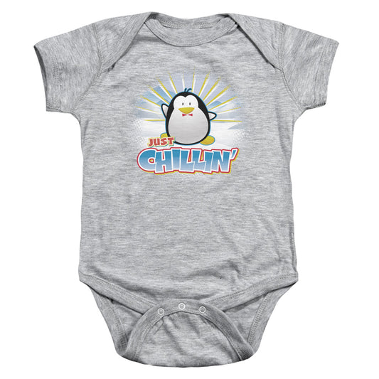 Just Chillin - Infant Snapsuit - Athletic Heather - Sm