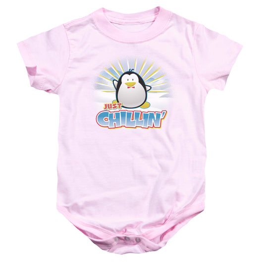 Just Chillin - Infant Snapsuit - Pink - Sm