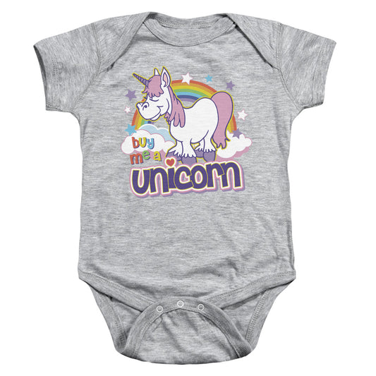 Buy Me A Unicorn - Infant Snapsuit - Athletic Heather