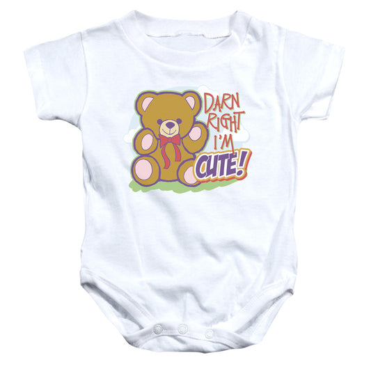 Darn Right - Infant Snapsuit - White