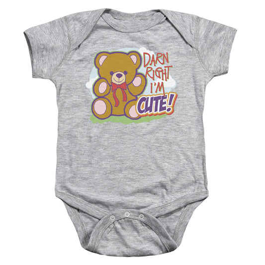 Darn Right - Infant Snapsuit - Athletic Heather