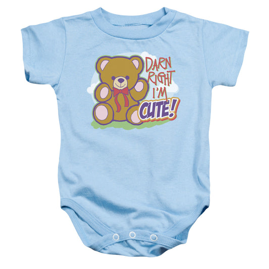 Darn Right - Infant Snapsuit - Light Blue - Sm