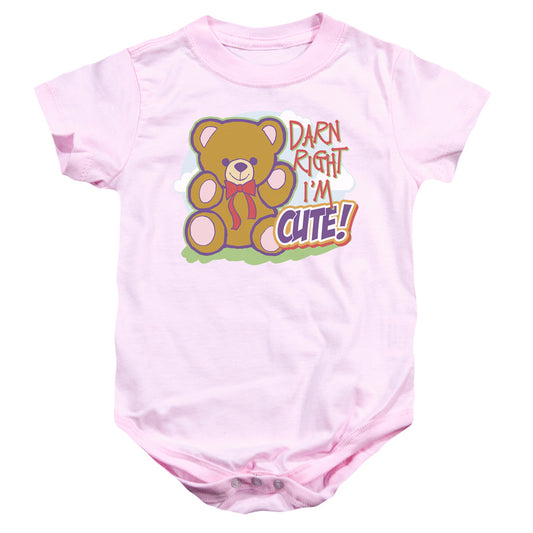 Darn Right - Infant Snapsuit - Pink - Sm