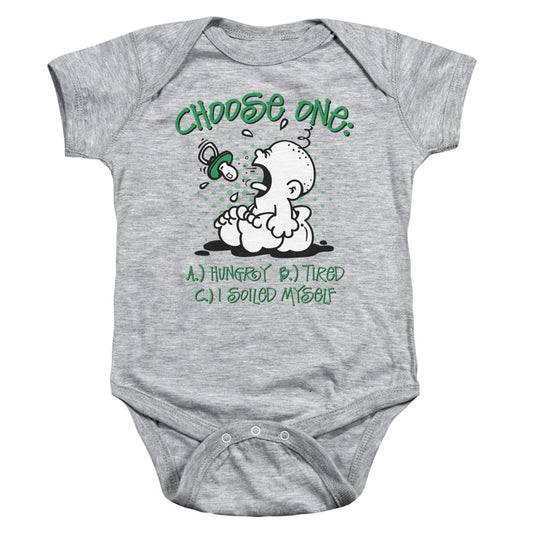 Choose One - Infant Snapsuit - Athletic Heather