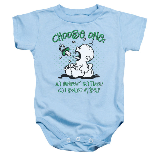 Choose One - Infant Snapsuit - Light Blue