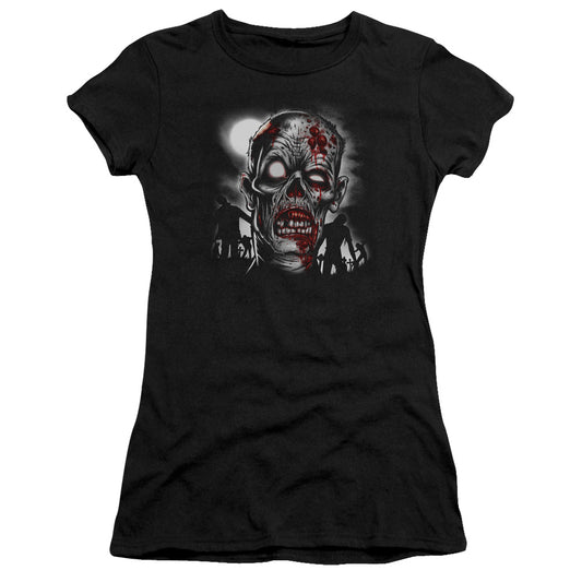 Walking Dead - Short Sleeve Junior Sheer - Black T-shirt