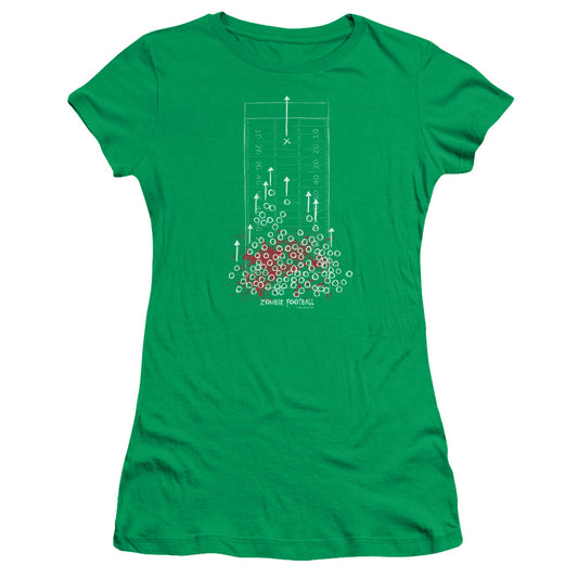 ZOMBIE FOOTBALL -   JUNIOR SHEER - KELLY GREEN T-Shirt