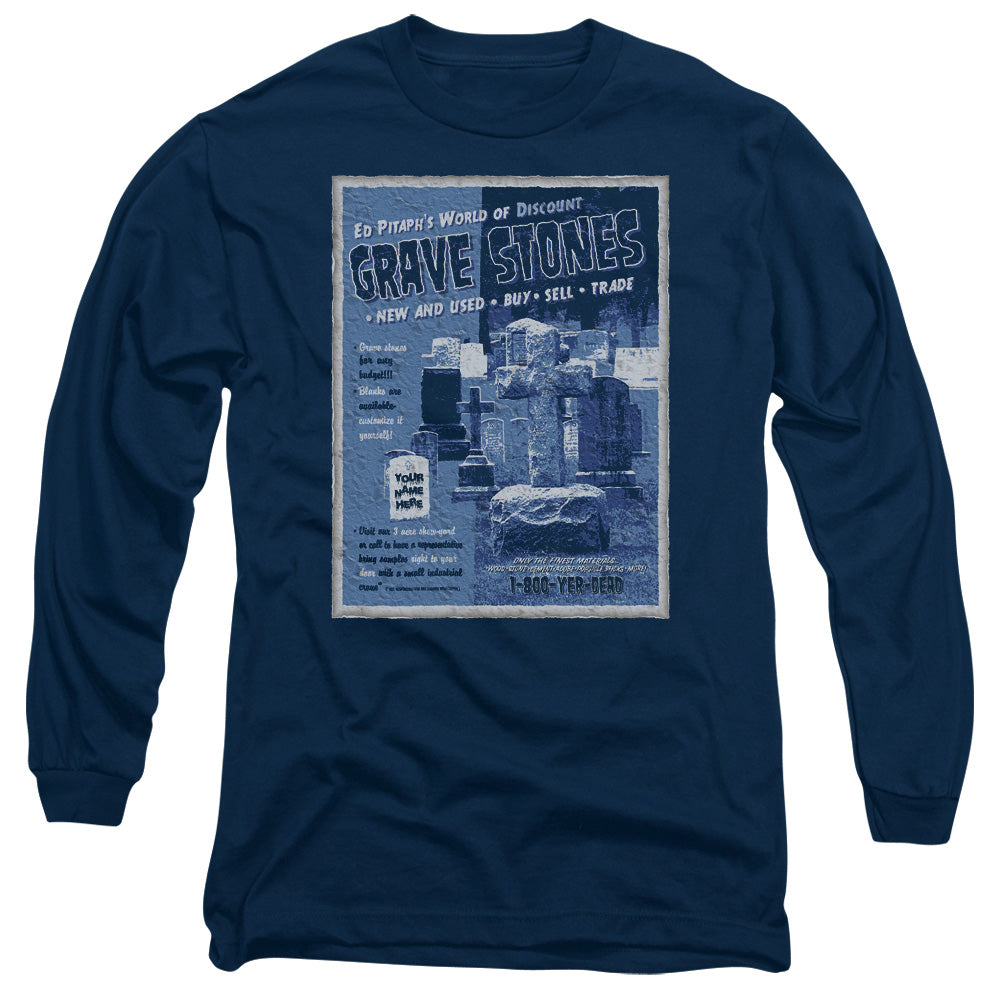 Ed Pitaphs - Long Sleeve Adult 18 - 1 - Navy T-shirt