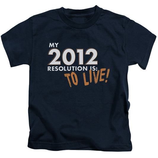 TO LIVE! -   JUVENILE 18/1 - NAVY - T-Shirt