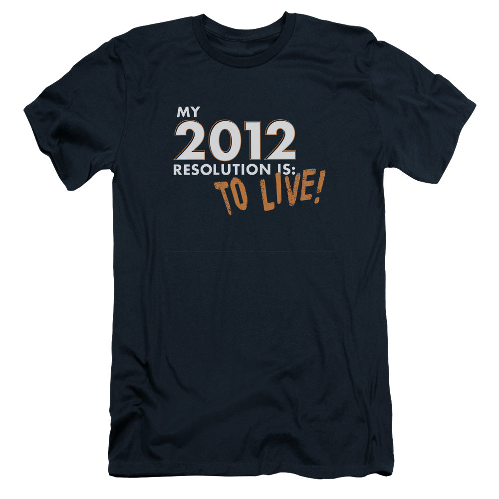 TO LIVE! -   ADULT 30/1 - NAVY T-Shirt