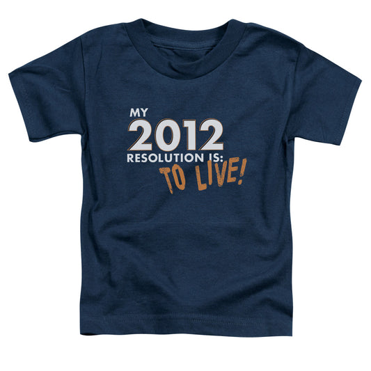 To Live! - Short Sleeve Toddler Tee - Navy T-shirt