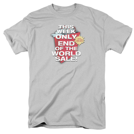 End Of The World Sale - Short Sleeve Adult 18 - 1 - Silver T-shirt