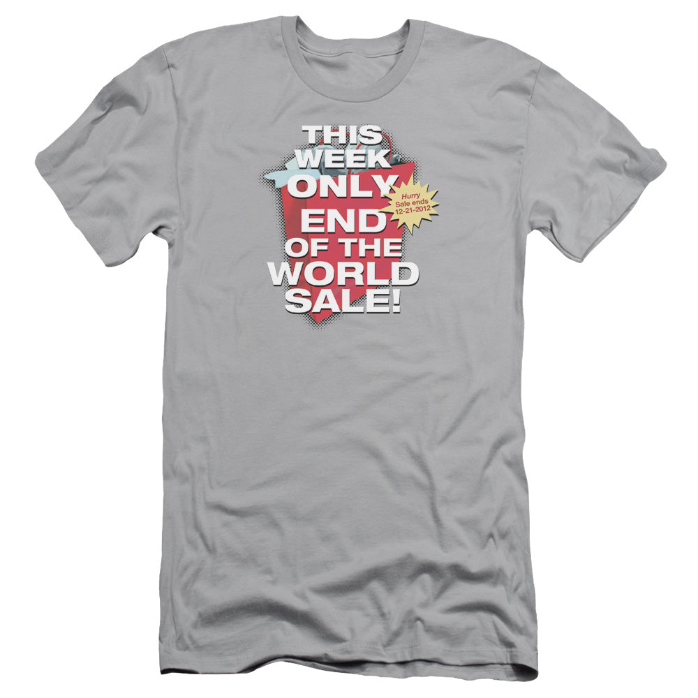 END OF THE WORLD SALE -   ADULT 30/1 - SILVER T-Shirt