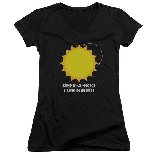 I See Nibiru-junior V-neck - Black