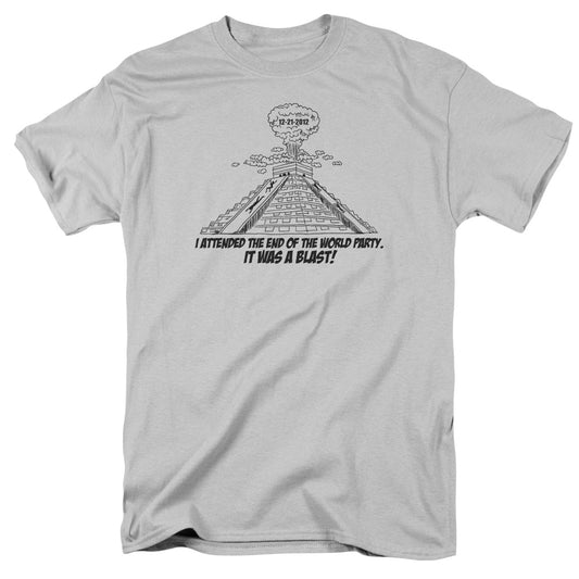 End Of The World Party - Short Sleeve Adult 18 - 1 - Silver T-shirt