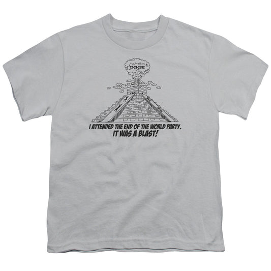 End Of The World Party - Short Sleeve Youth 18 - 1 - Silver T-shirt