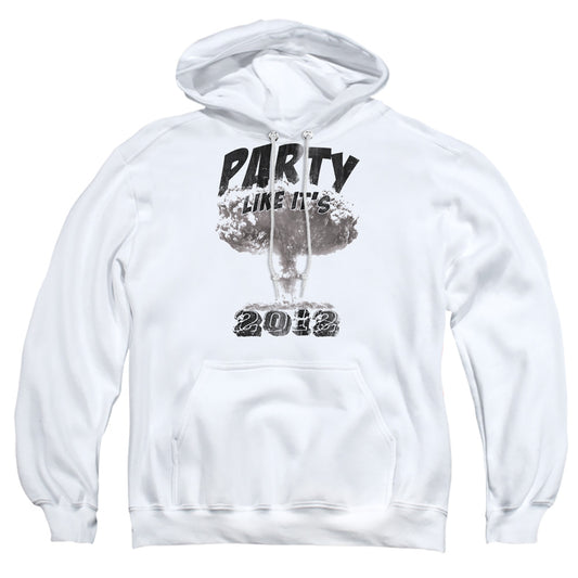Party Like Its 2012 - Adult Pull-over Hoodie - White